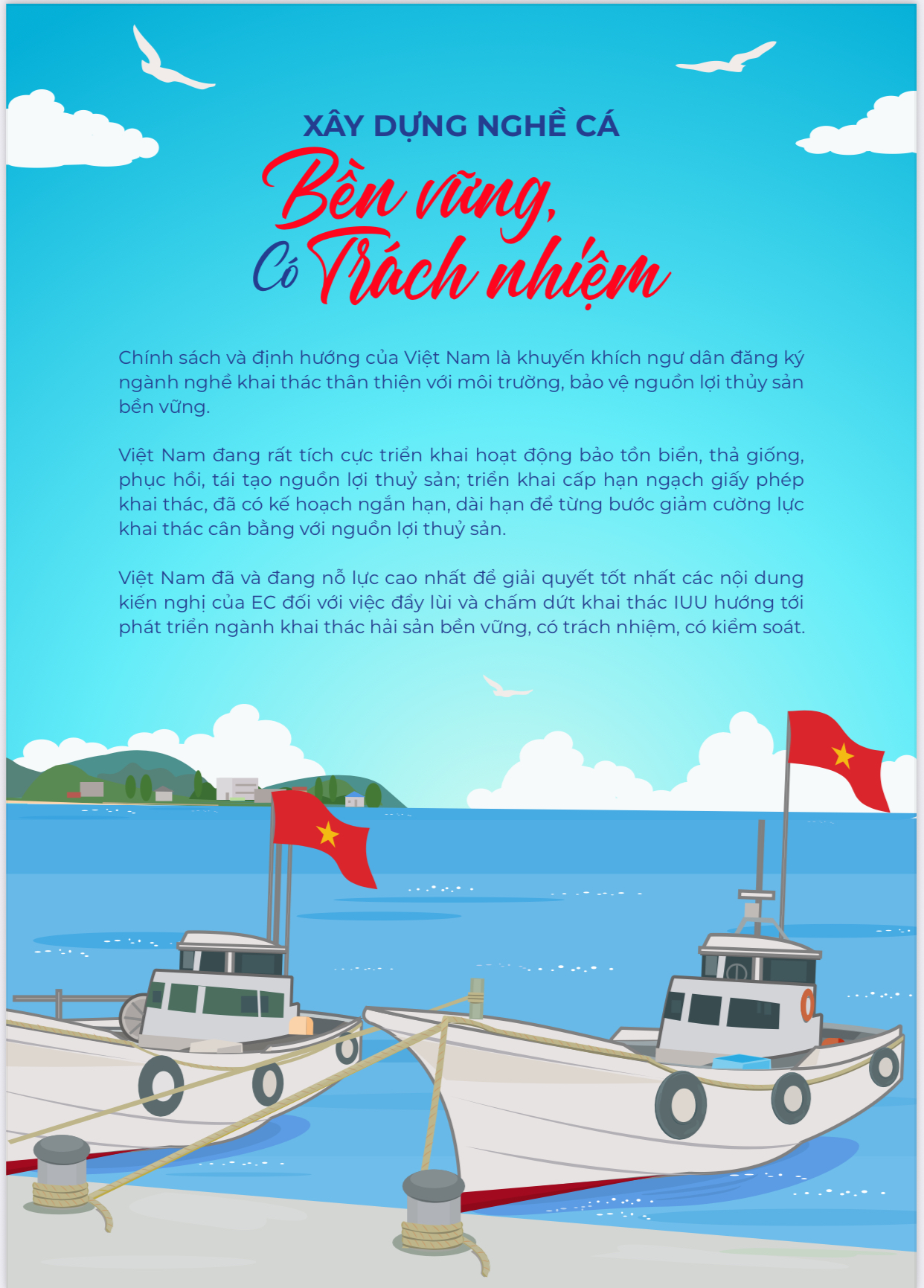 Tháng cao điểm chống khai thác hải sản bất hợp pháp, không báo cáo và không theo quy định (IUU)