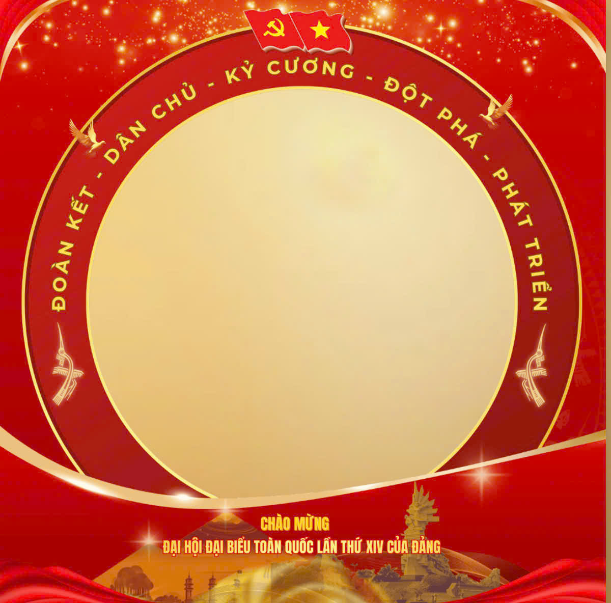 HƯỚNG DẪN THAY ẢNH ĐẠI DIỆN CHÀO MỪNG ĐẠI HỘI XIV CỦA ĐẢNG