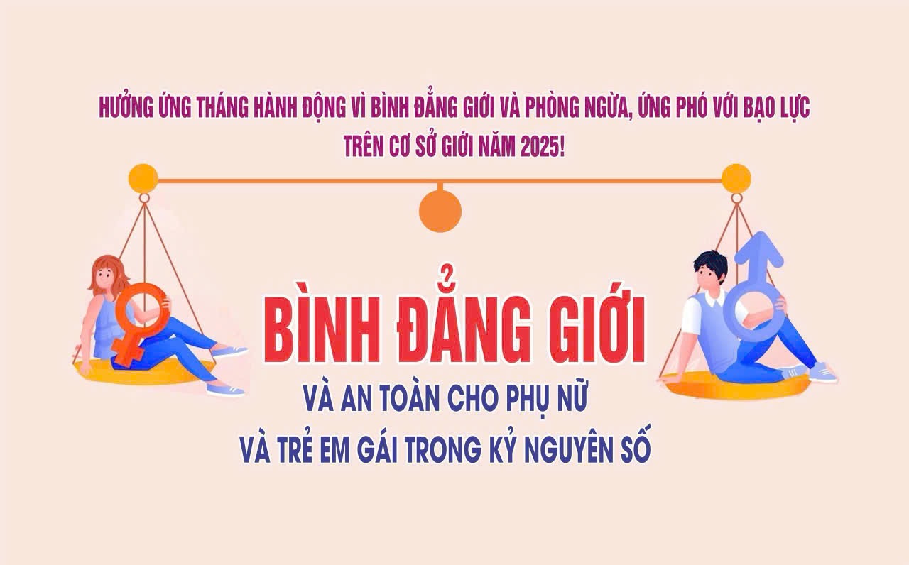 Hưởng ứng Ngày Thế giới xóa bỏ bạo lực đối với phụ nữ (25/11) và Tháng hành động vì bình đẳng giới năm 2025